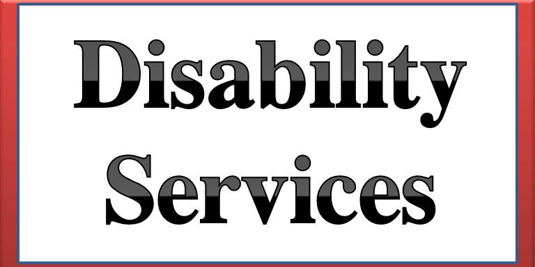 Disablitiy Services button