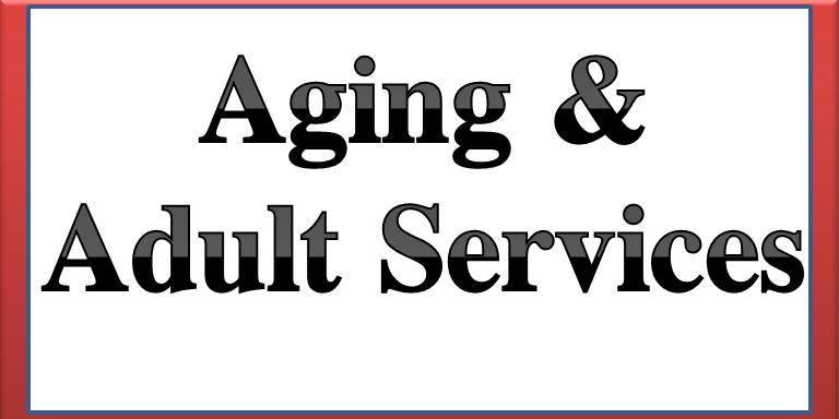 aging and adult services button