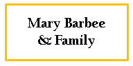 Mary Barbee and family