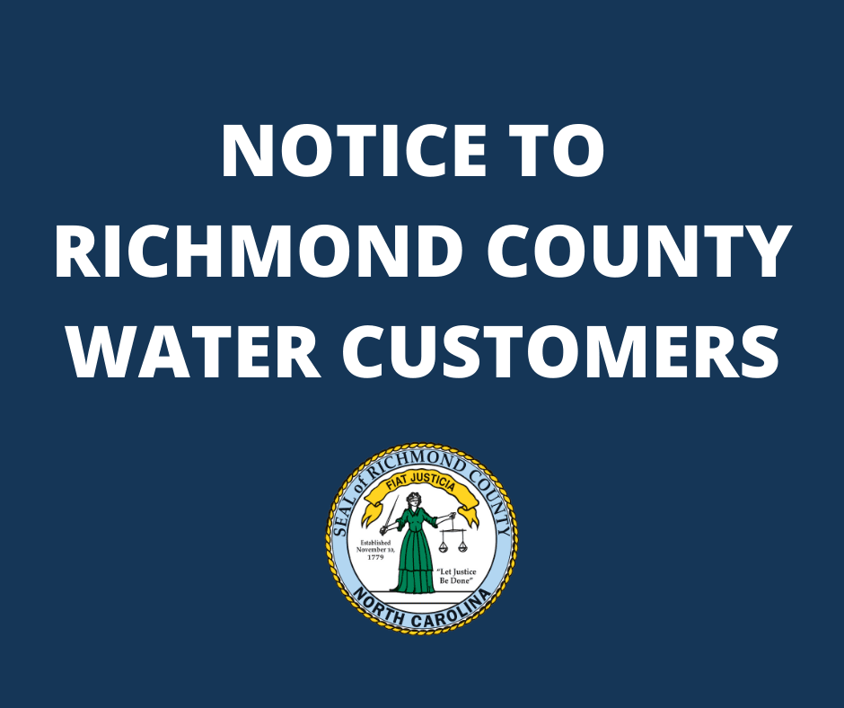 NOTICE TO RICHMOND COUNTY WATER CUSTOMERS (1)