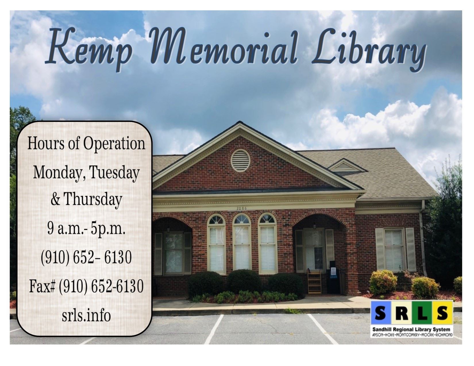 Kemp Library Hours
