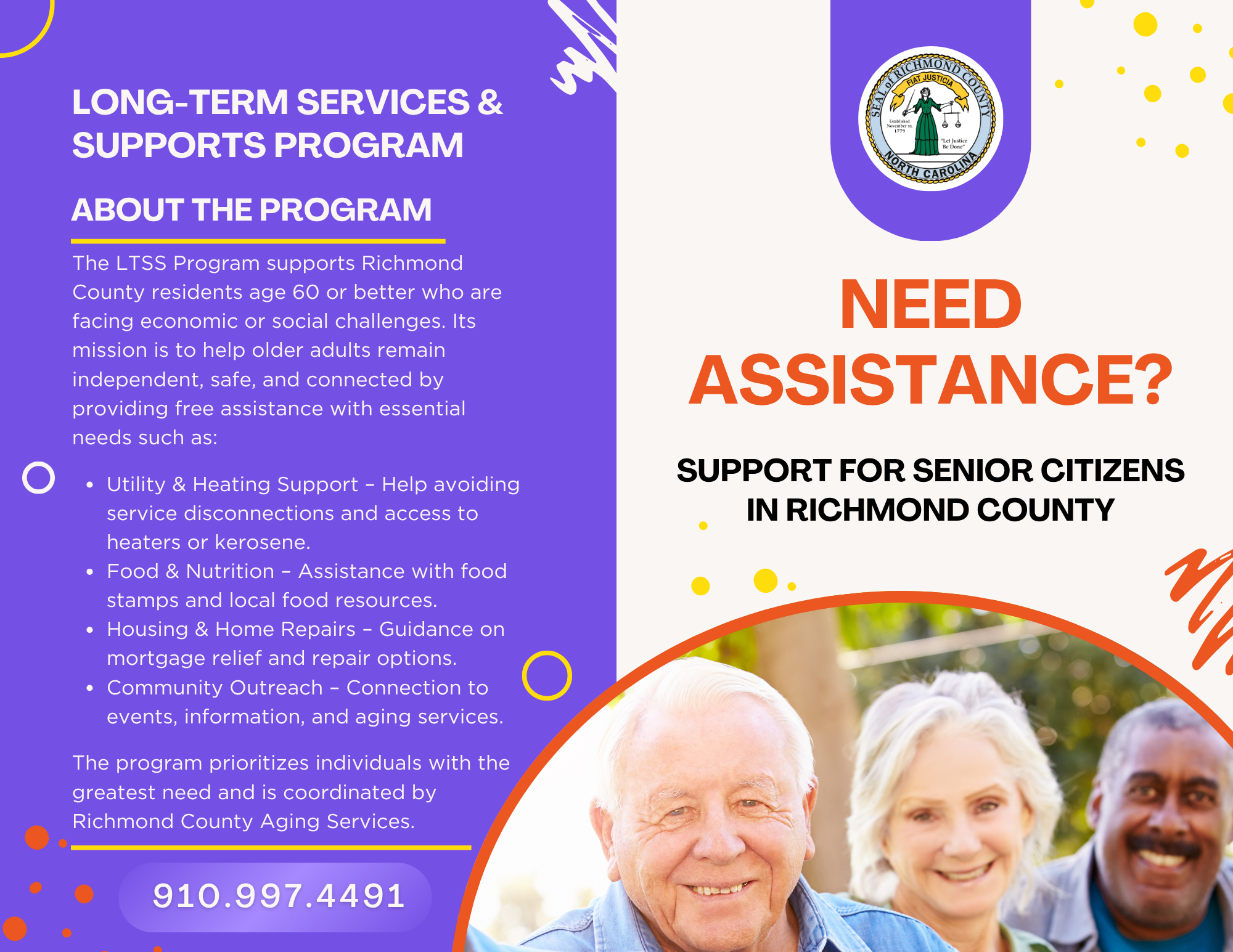 ltss brochure front and back page